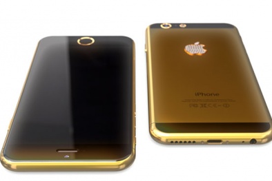 Chưa ra mắt iPhone 6 đã có bản mạ vàng đính kim cương